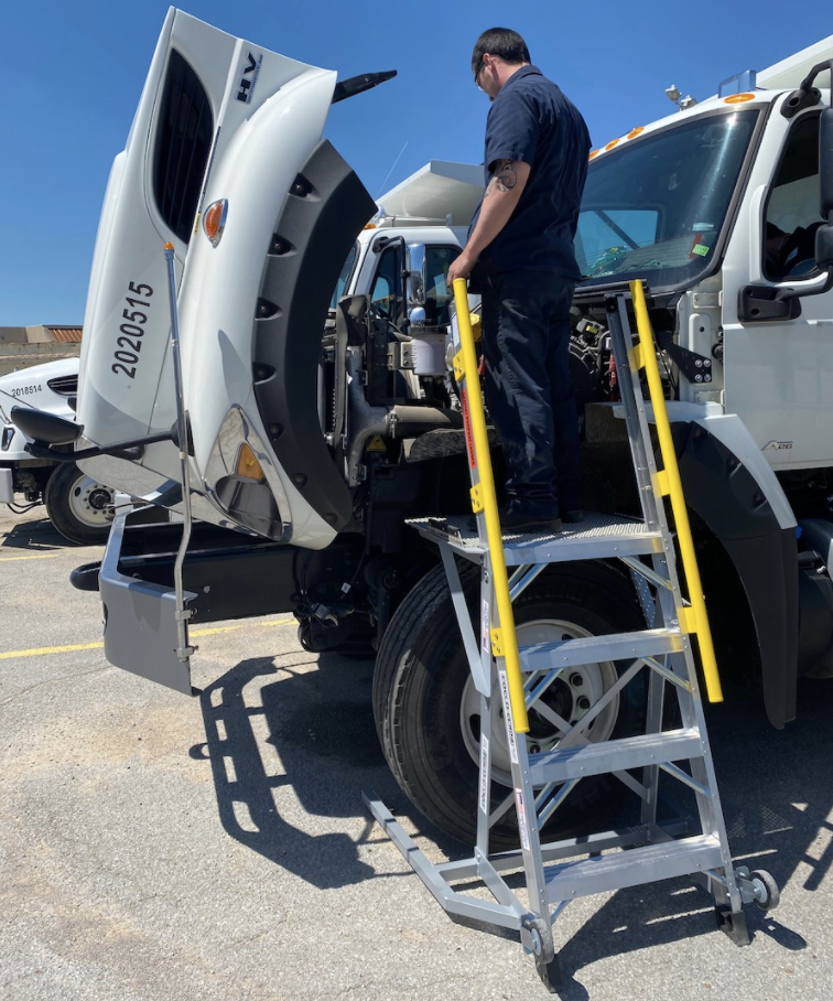 this image shows mobile truck engine repair in Spring Hill, FL